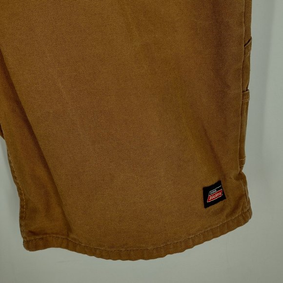 Dickies Relaxed Fit Multi-Pocket Utility Work Skate Brown Shorts - Picture 5 of 8